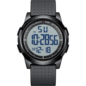 ⚡Ultra Thin Minimalist Sports Waterproof Digital Watches Men with Wide Angle